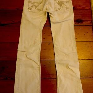 7 for all Mankind winter white corduroy jeans